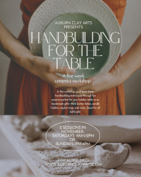 Hand Building For The Table: Intro To Functional Ceramics