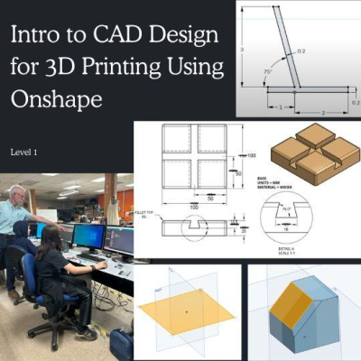 Intro To Cad Design For 3d Printing Using Onshape