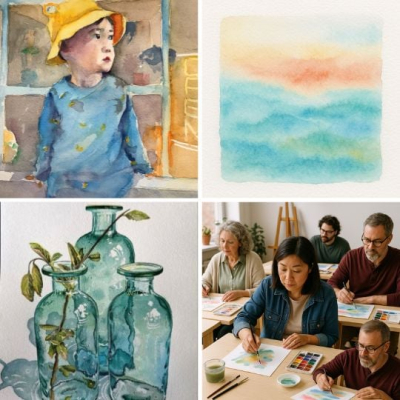 Watercolor Exploration With Chappy Valente