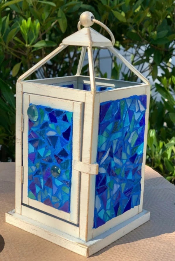 Mosaic Lantern Class with Celeste Budd