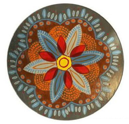 May Mandala on a Lazy Susan by Robin