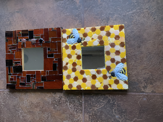 Mirror Mosaic Class by Celeste Budd
