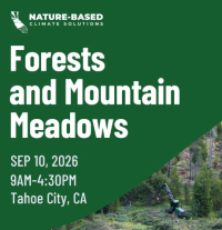 Forests & Mountain Meadows Nature-based Solutions Summit